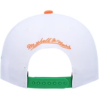 Men's Mitchell & Ness White San Jose Earthquakes Jersey Hook Snapback Hat