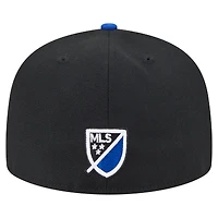 Casquette ajustée San Jose Earthquakes 2025 Kickoff 59FIFTY noire New Era pour homme