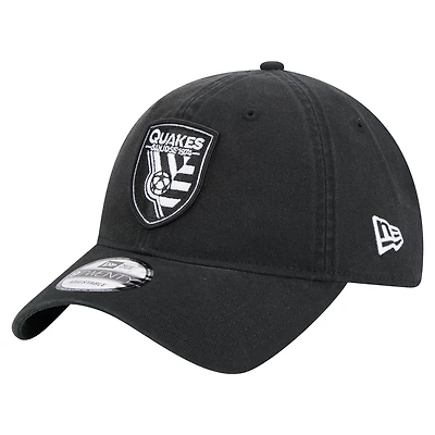Casquette ajustable San Jose Earthquakes 2025 Kickoff 9TWENTY noire New Era pour homme