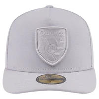 Men's New Era Gray San Jose Earthquakes Color Pack A-Frame 59FIFTY Fitted Hat