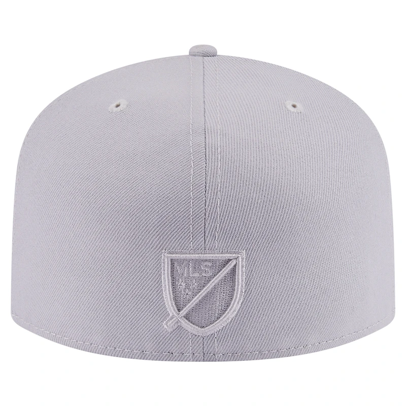 Men's New Era Gray San Jose Earthquakes Color Pack A-Frame 59FIFTY Fitted Hat