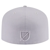 Men's New Era Gray San Jose Earthquakes Color Pack A-Frame 59FIFTY Fitted Hat
