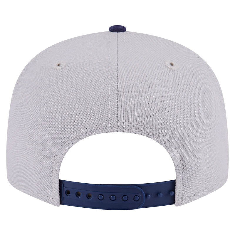 Men's New Era Gray San Jose Earthquakes Color Pack Two-Tone 9FIFTY Snapback Hat