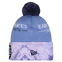 Bonnet en maille à revers avec pompon, bleu clair, New Era, San Jose Earthquakes 2026