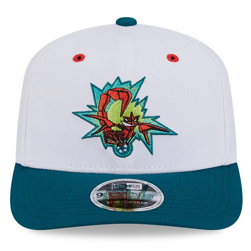 Casquette extensible New Era 9SEVENTY blanche/verte pour homme, San Jose Earthquakes 2025