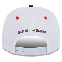 Casquette extensible New Era 9SEVENTY blanche/verte pour homme, San Jose Earthquakes 2025