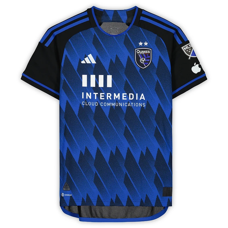 Maillot noir dédicacé #26 de Rodrigues San Jose Earthquakes pour la saison 2023 de la MLS