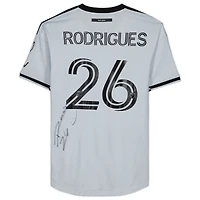 Maillot gris dédicacé #26 de Rodrigues San Jose Earthquakes pour la saison 2023 de la MLS