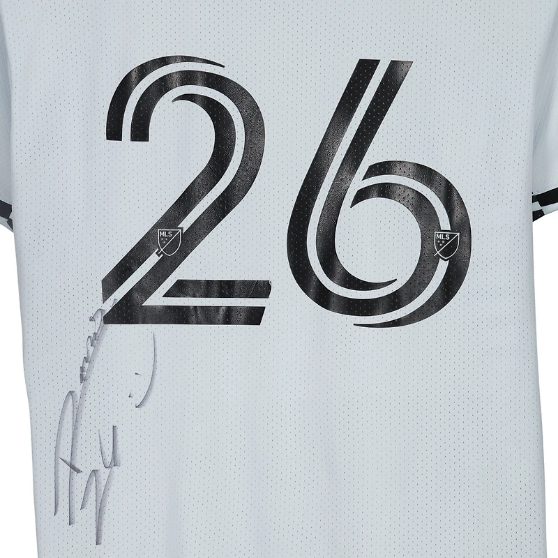 Maillot gris dédicacé #26 de Rodrigues San Jose Earthquakes pour la saison 2023 de la MLS