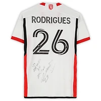 Maillot adidas blanc dédicacé Rodrigues San Jose Earthquakes n° 26, utilisé lors du match, saison 2024 de la MLS - Taille M