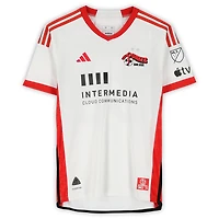 Maillot adidas blanc dédicacé Rodrigues San Jose Earthquakes n° 26, utilisé lors du match, saison 2024 de la MLS - Taille M