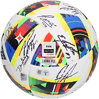 Ballon de football adidas utilisé en match par les San Jose Earthquakes lors de la saison 2024 de la MLS et autographié par au moins 9 joueurs