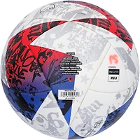 Ballon de football utilisé lors du match des San Jose Earthquakes de la saison 2023 de la MLS