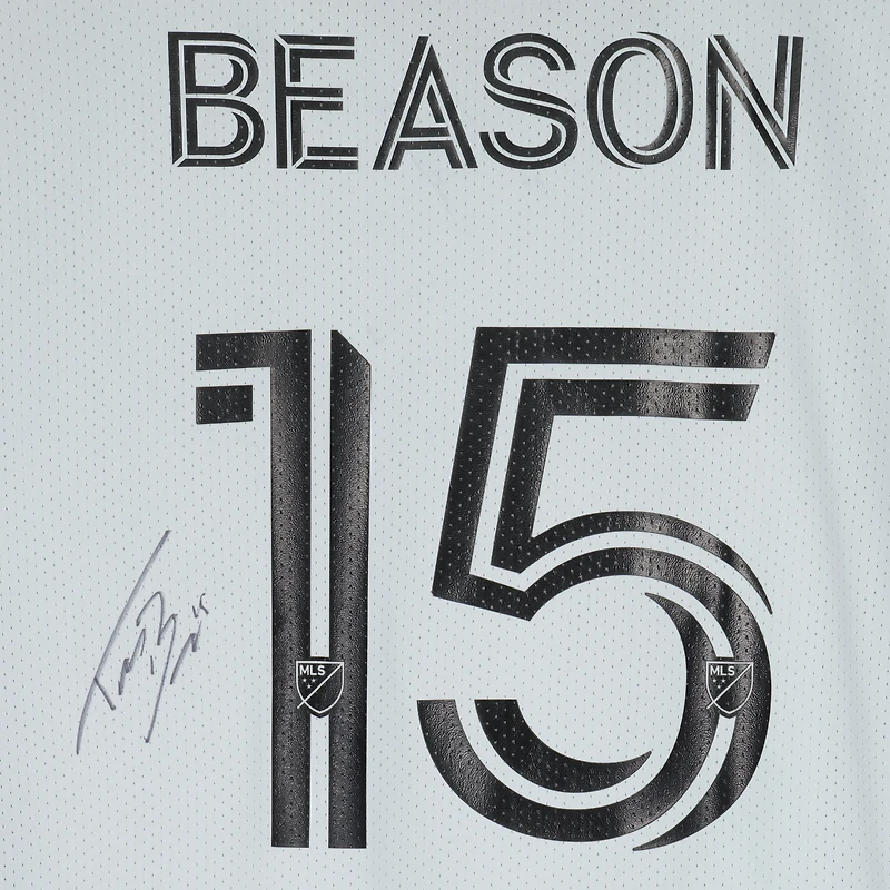 Maillot gris dédicacé #15 des San Jose Earthquakes de Tanner Beason pour la saison 2023 de la MLS