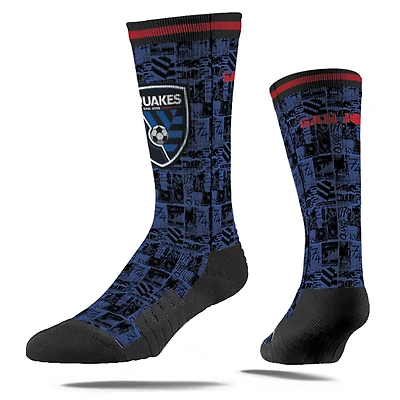 Unisex Strideline  San Jose Earthquakes 2025 Jersey Hook Premium Crew Socks
