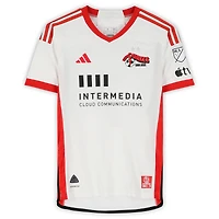 Maillot adidas blanc dédicacé #94 de Vitor Costa de Brito des San Jose Earthquakes pour la saison 2024 de la MLS - Taille S