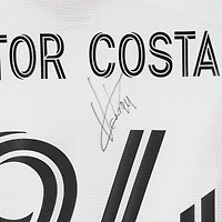 Maillot adidas blanc dédicacé #94 de Vitor Costa de Brito des San Jose Earthquakes pour la saison 2024 de la MLS - Taille S