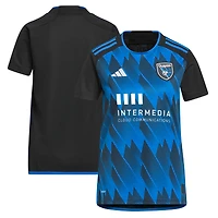Réplique du maillot adidas San Jose Earthquakes 2023 Active Fault pour femme, bleu