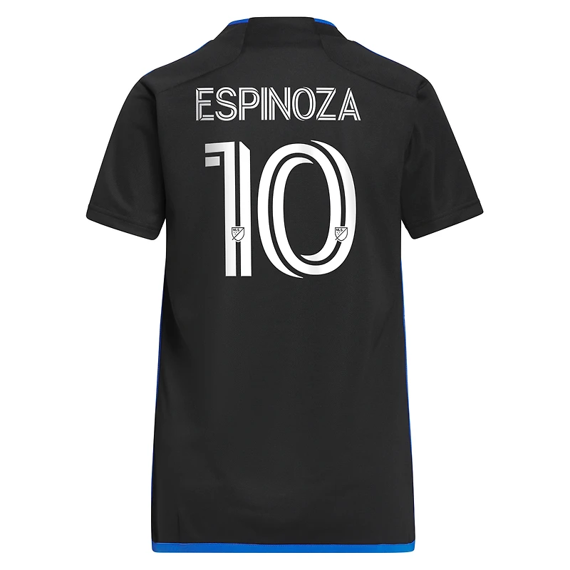 Maillot Femme adidas Cristian Espinoza Bleu San Jose Earthquakes 2023 Active Fault Réplique