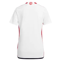 Women's adidas  White San Jose Earthquakes 2025 The 50 Kit Replica Jersey