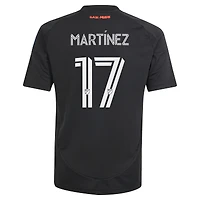 Maillot de joueur réplique tête d'affiche des San Jose Earthquakes 2025 noir pour jeunes adidas Josef Martinez
