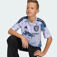 Maillot réplique adidas bleu clair San Jose Earthquakes 2026 « The Dead » pour jeunes