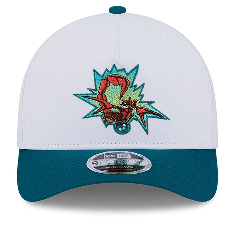 Casquette ajustable New Era blanche San Jose Earthquakes 2025 Jersey Hook 9FORTY M-Crown pour jeune