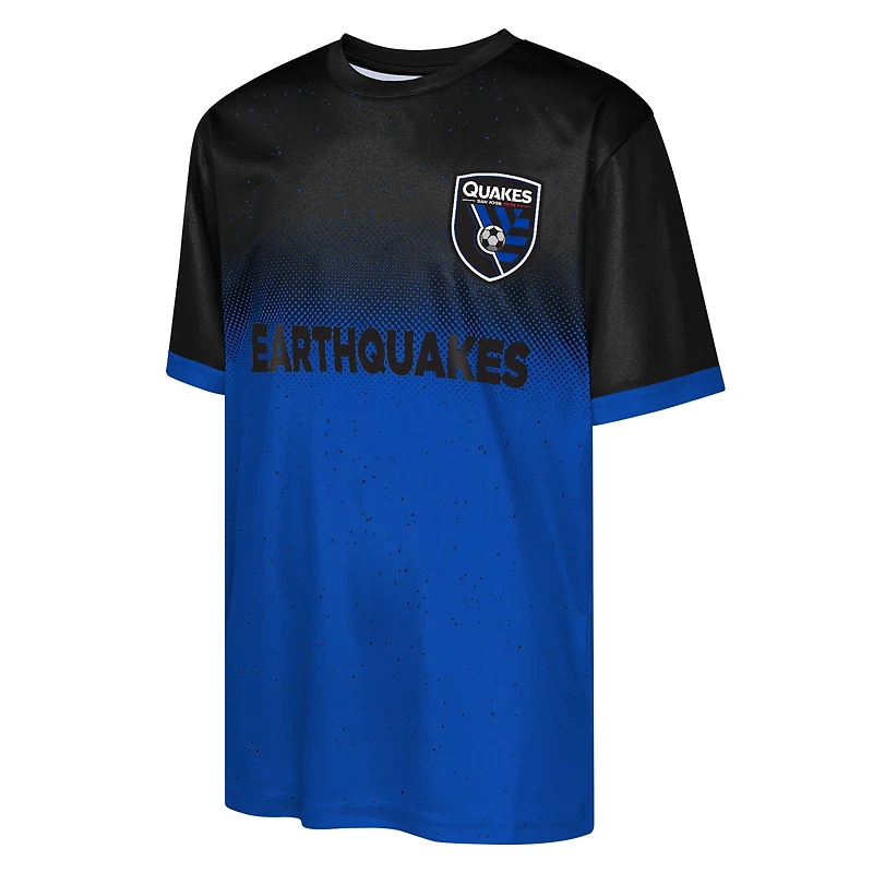 T-shirt noir pour jeunes de l'équipe défense Stalwart des San Jose Earthquakes