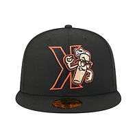 Casquette ajustée 59FIFTY noire New Era pour homme, thème San Jose Giants