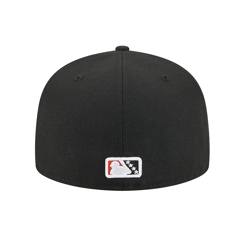 Casquette ajustée 59FIFTY noire New Era pour homme, thème San Jose Giants