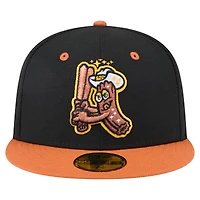 Men's New Era Black/Orange San Jose Giants Copa de la Diversión 59FIFTY Fitted Hat