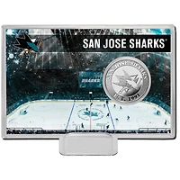 Histoire de l'équipe Highland Mint San Jose Sharks - Coin Card