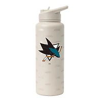 Logo Brands San Jose Sharks 34oz. Sand Ghost Quencher Bottle