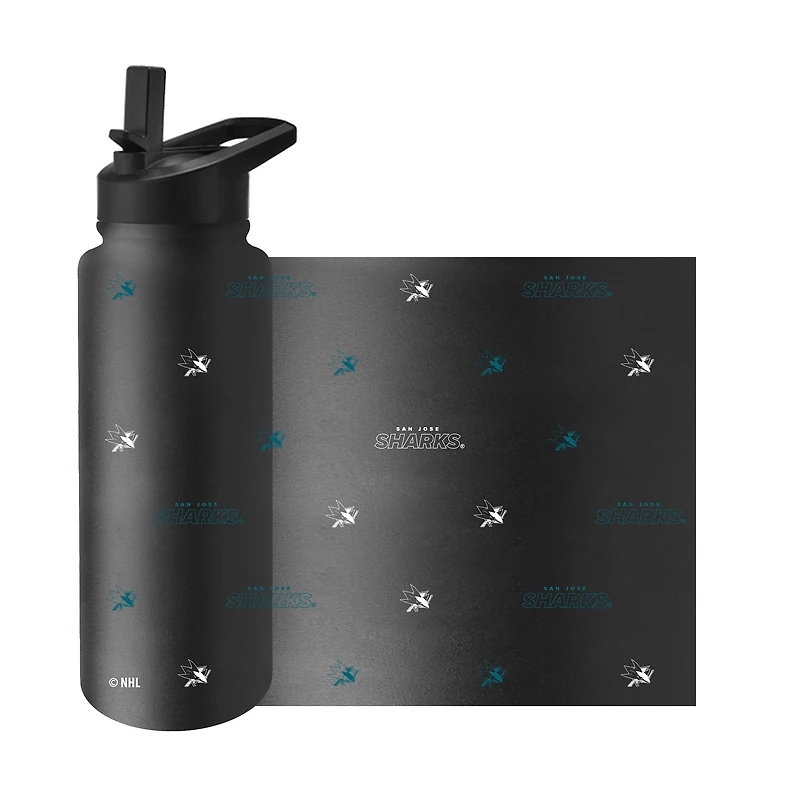 Logo Brands San Jose Sharks 34oz. Steep and Repeat Quencher Bottle