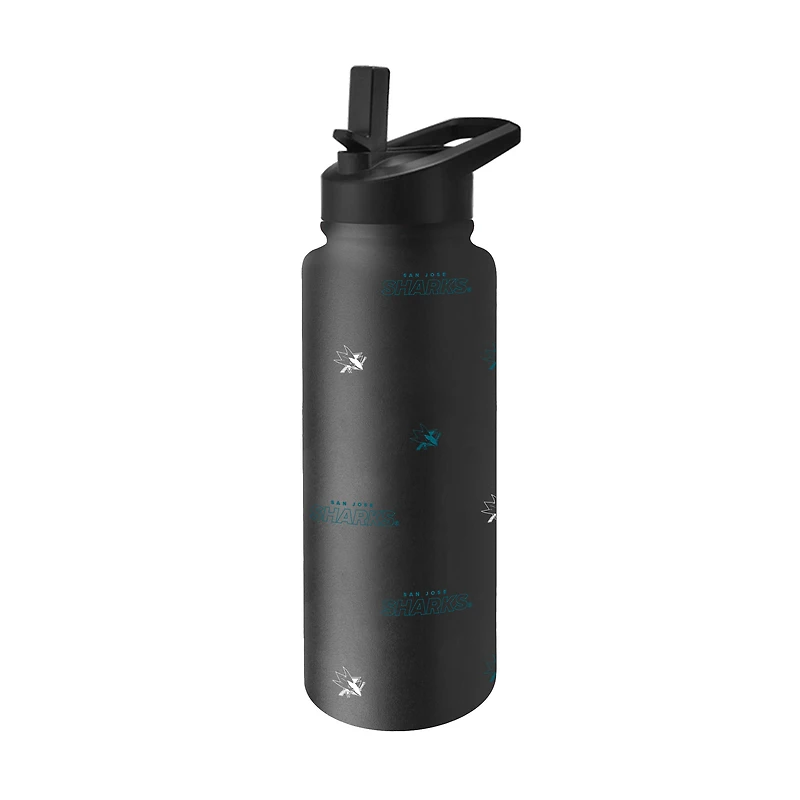 Bouteille de 34 oz (994 ml) « Steep and Repeat Quencher » de Logo Brands San Jose Sharks