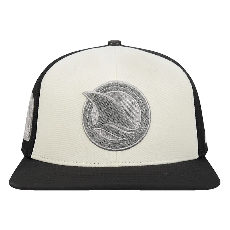 Men's Pro Standard  Cream San Jose Sharks French Terry Snapback Hat