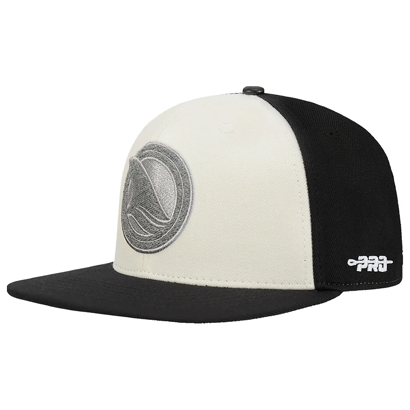 Men's Pro Standard  Cream San Jose Sharks French Terry Snapback Hat