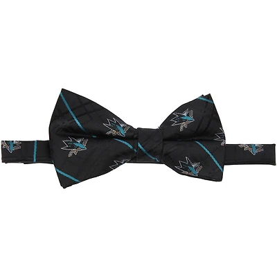 Men's Black San Jose Sharks Oxford Bow Tie