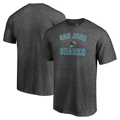 Men's  Charcoal San Jose Sharks Victory Arch T-Shirt