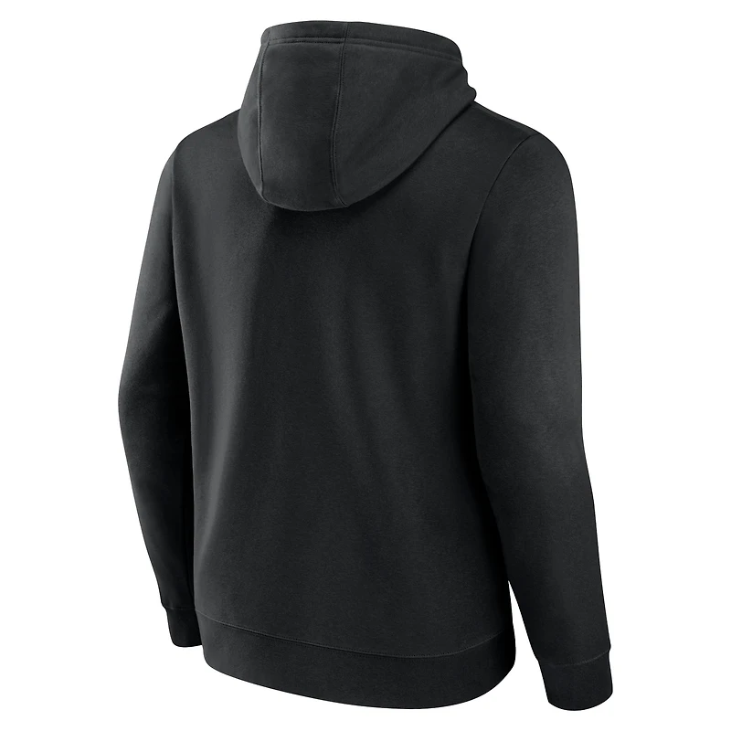 Men's Fanatics Black San Jose Sharks Authentic Pro Alternate Wordmark Pullover Hoodie