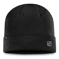 Men's Fanatics  Black San Jose Sharks Authentic Pro Cuffed Knit Hat