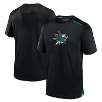 Men's Fanatics  Black San Jose Sharks Authentic Pro Performance T-Shirt