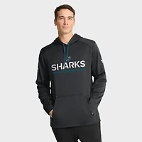 Men's Fanatics Black San Jose Sharks Authentic Pro Rink Hoodie