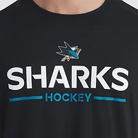 Men's Fanatics Black San Jose Sharks Authentic Pro Rink Tech T-Shirt