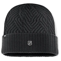 Men's Fanatics Black San Jose Sharks Authentic Pro Road Cuffed Knit Hat