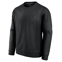 Sweat-shirt polaire authentique Fanatics noir San Jose Sharks pour homme