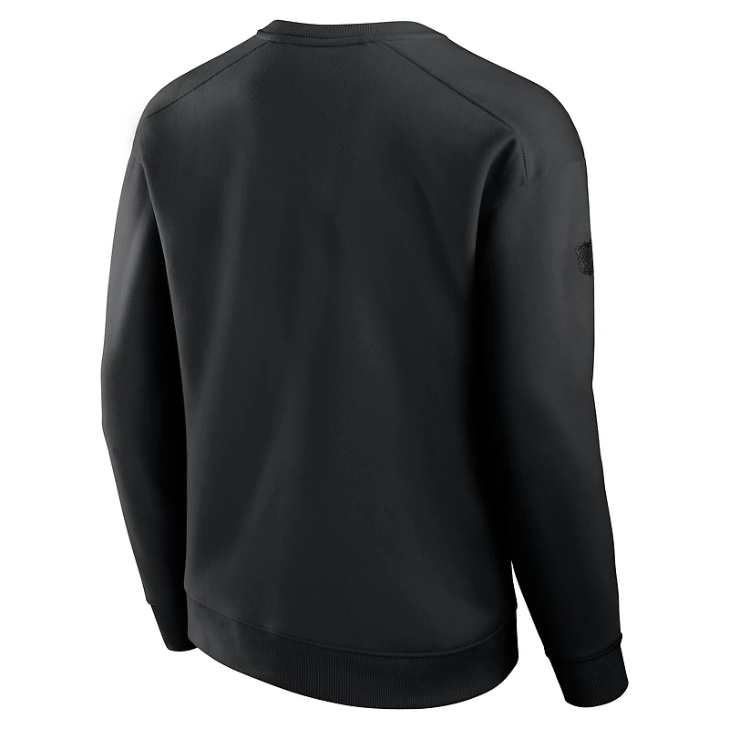 Sweat-shirt polaire authentique Fanatics noir San Jose Sharks pour homme