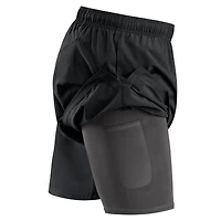 Men's Fanatics  Black San Jose Sharks Authentic Pro Tech Shorts