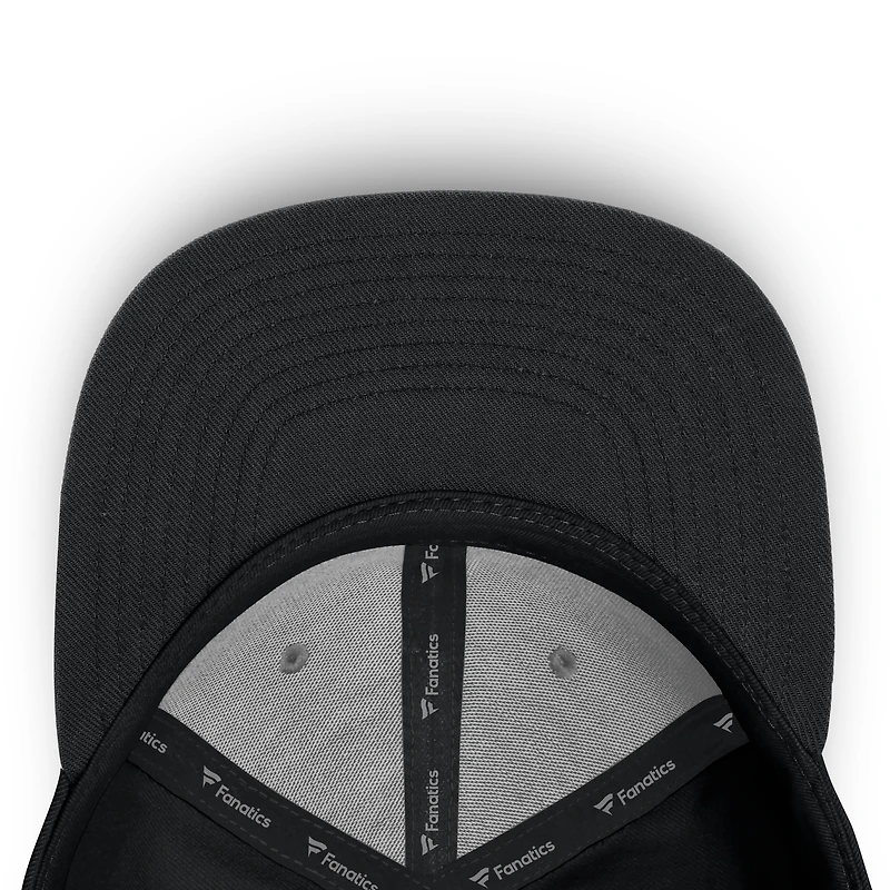 Men's Fanatics Black San Jose Sharks Fundamentals Loden Snapback Hat