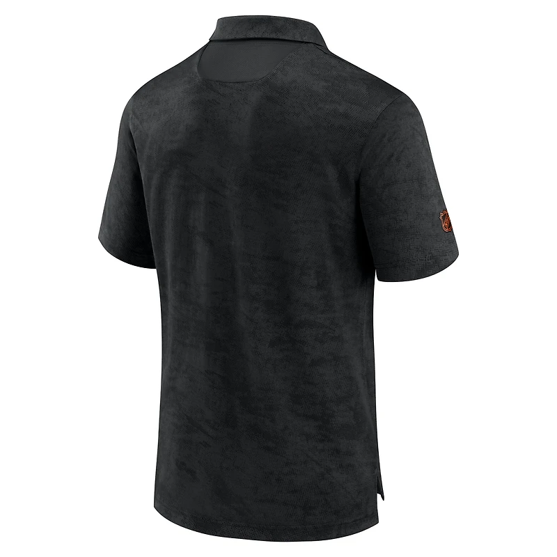 Polo authentique Pro édition spéciale 2.0 Fanatics pour homme, noir, San Jose Sharks